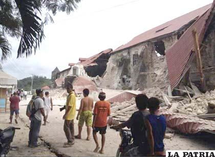 Terremoto en filipinas deja varios muertos