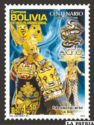La alusión a la danza milenaria de los incas y los tobas ya son parte de una anterior emisión de sellos postales