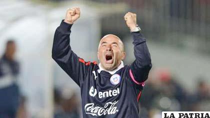 Jorge Sampaoli, entrenador de la selección chilena