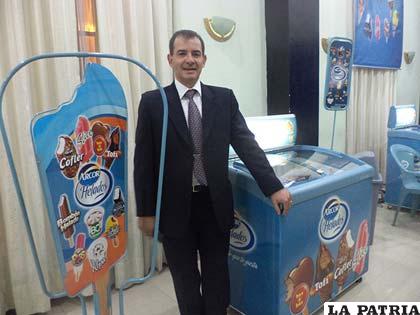 Walter Perez, gerente general de Arcor presenta línea de helados