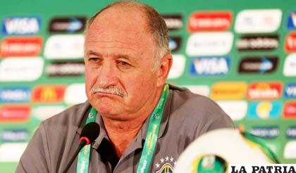 El seleccionador brasileño, Luiz Felipe Scolari