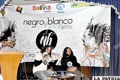Dúo Negro y Blanco se presenta hoy en la Gobernación de Oruro