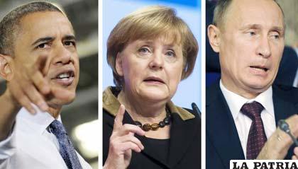 Barack Obama, Angela Merkel y Vladimir Putin, entre las personas más poderosas del planeta