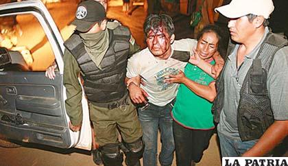 Víctimas de la represión en Chaparina