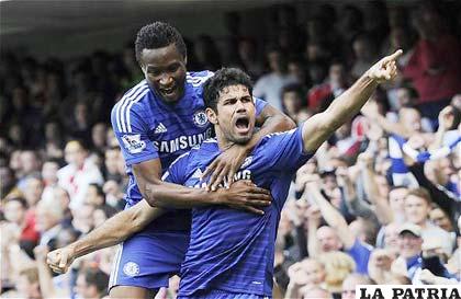 Diego Costa no deja de anotar para el Chelsea