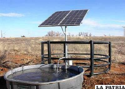 Se proyectan pozos de agua con sistema fotovoltaico de bombeo para Oruro