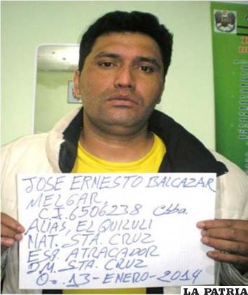 “El Quiluli” fue detenido en El Alto-La Paz y trasladado a Oruro
