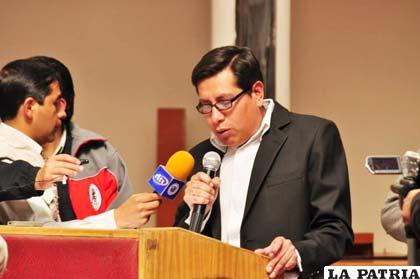 Sergio Gareca, presidente del Consejo Departamental de Culturas