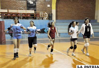 El trabajo de preparación de las seleccionadas