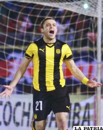 Rodríguez, goleador de Peñarol 