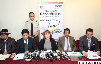 Vocales del Tribunal Supremo Electoral