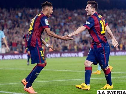 Neymar y Messi fueron los verdugos de Eibar