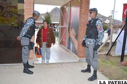 Un trabajo efectivo realizaron los guardias en el control de Expoteco