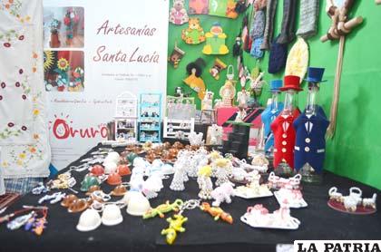 Diferentes talentos de las mujeres emprendedoras de Oruro
