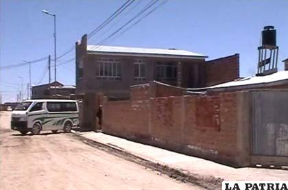 La vivienda que ocupaba el sargento de Policía