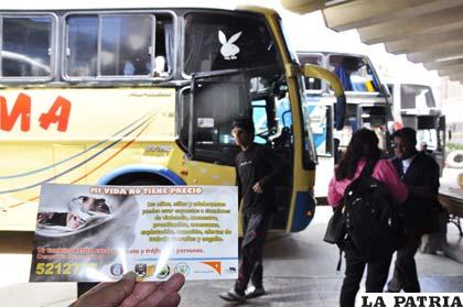 Sector del transporte en la lucha contra la trata y tráfico de personas