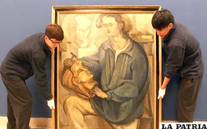 Diego Rivera, expone sus obras en el  Museo Nacional del Arte de China
