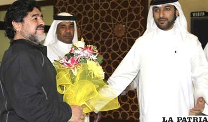 Maradona es bastante admirado en Dubai 