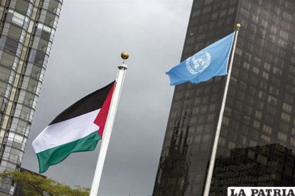 La bandera de Palestina ondea en la sede de la ONU /dn.com.do