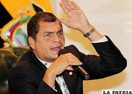 Rafael Correa, presidente de Ecuador /metroecuador.com.ec