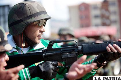 Rudy Cardozo, jugador del combinado boliviano /APG