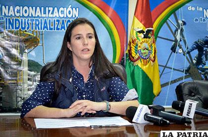 La viceministra de Electricidad y Energías Alternativas, Hortensia Jiménez /bonews.org