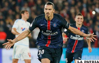 Ibrahimovic anotó dos goles de penal para el PSG /besoccer.com