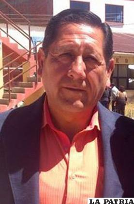 Ex presidente del Bloque Oruro y excandidato a gobernador, Edwin Tórrez