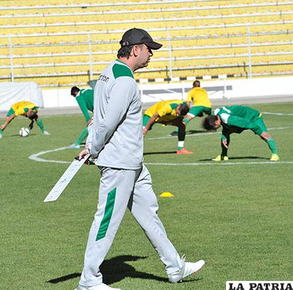 Julio César Baldivieso, estratega de la Selección Nacional /APG