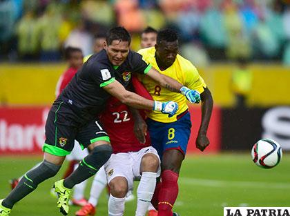 Vaca fue titular en los dos partidos de la selección /APG
