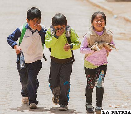 Los más pequeñitos también sufren la gasificación