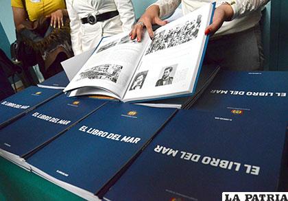 Libro del Mar, que recoge todos los argumentos históricos  y jurídicos /cambio.bo
