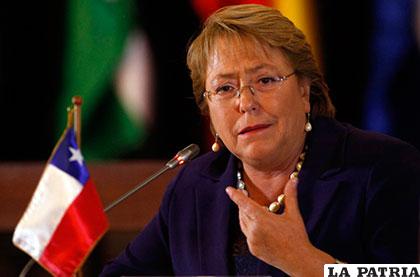 La presidenta de Chile, Michelle Bachelet /cronista.com