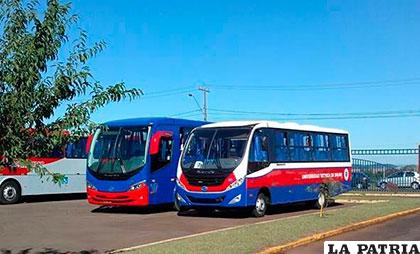 Los buses de la UTO que llegarán en diciembre