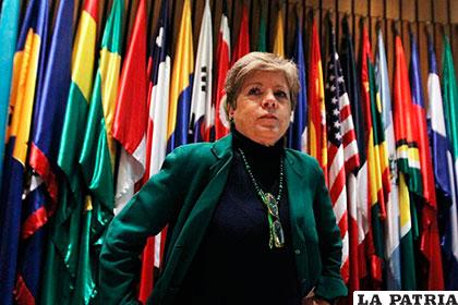 La secretaria ejecutiva de la Cepal, Alicia Bárcena /elpais.com