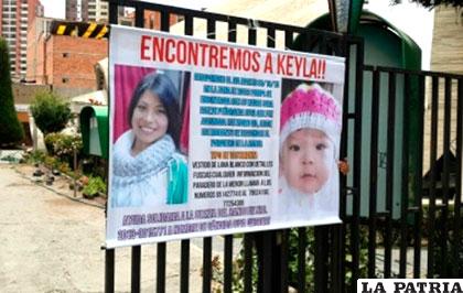 Desde el 6 de octubre, Keyla, la nena de 8 meses, continúa desaparecida /ANF