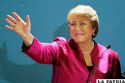 La presidenta de Chile, Michelle Bachelet /bolsamania.com