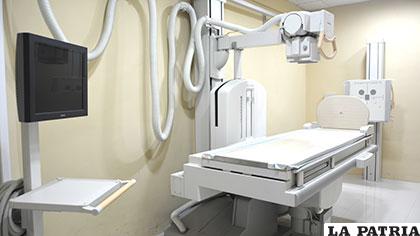 Equipo de rayos X en el Centro Municipal de Imagenología
