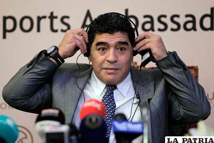 Diego Armando Maradona ayer estuvo de plácemes /elnuevoherald.com