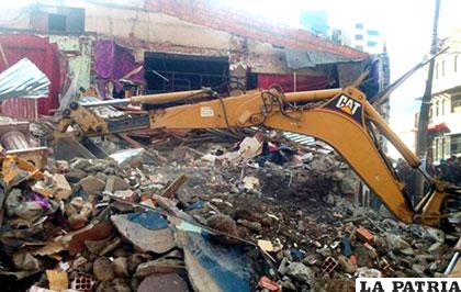 La demolición fue aprobada por la Alcaldía paceña a petición de la hija del propietario /ANF