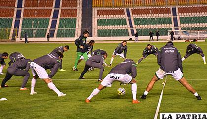 No se descuida ningún detalle en los entrenamientos del seleccionado boliviano /APG