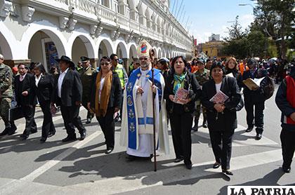 Autoridades orureñas participaron de la entrada VISO 2016