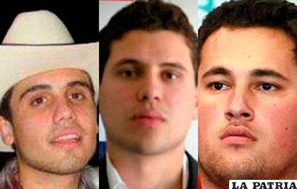 Jesús Alfredo e Iván Archivaldo, y su medio hermano Ovidio Guzmán /noticiasenlinea.mx