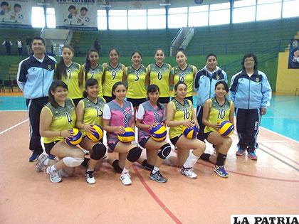 La selección de Oruro que ayer venció a La Paz