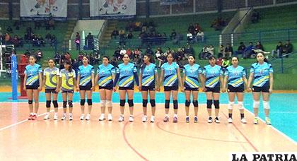El cuadro orureño en el nacional de voleibol Sub-25