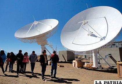Antenas de la estación terrena de Amachuma /interlatin.com