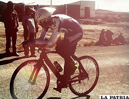 Durante el desarrollo de la pruebas de ciclismo