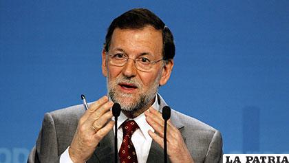 Mariano Rajoy, presidente español en funciones