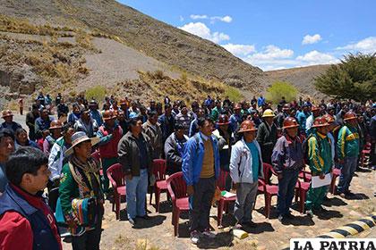 280 trabajadores realizarán la explotación de los yacimientos en Amayapampa