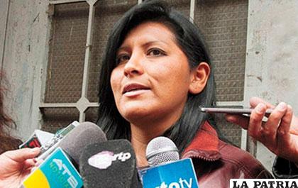 Soledad Chapetón, alcaldesa de El Alto /ANF